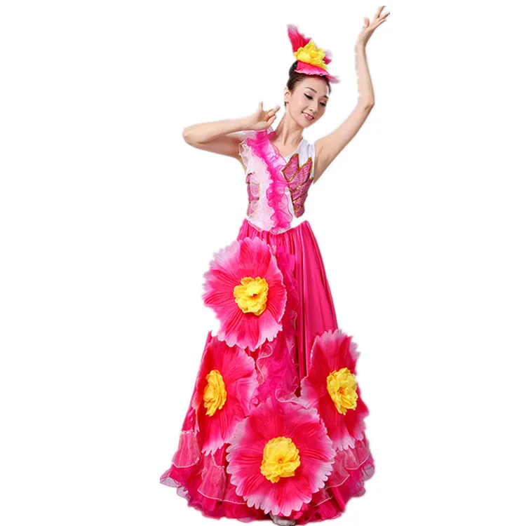 Большие качели юбка современный танец большие качели юбка испанский бой быков юбки для танцев костюмы