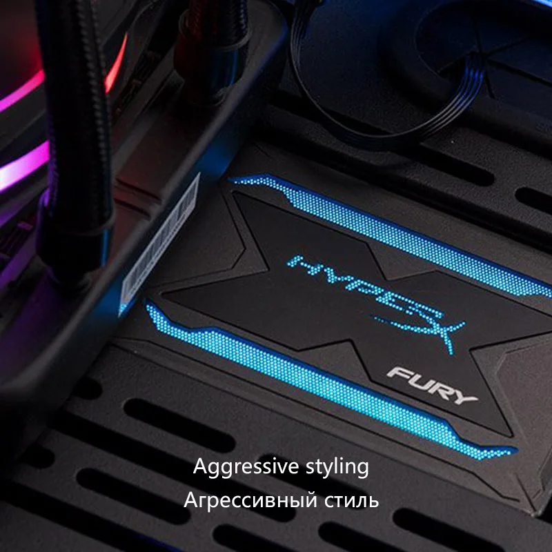 Жесткий диск Kingston HyperX FURY RGB SSD 240 ГБ 2 5 дюйма SATA III HDD 480 960G Внутренний твердотельный
