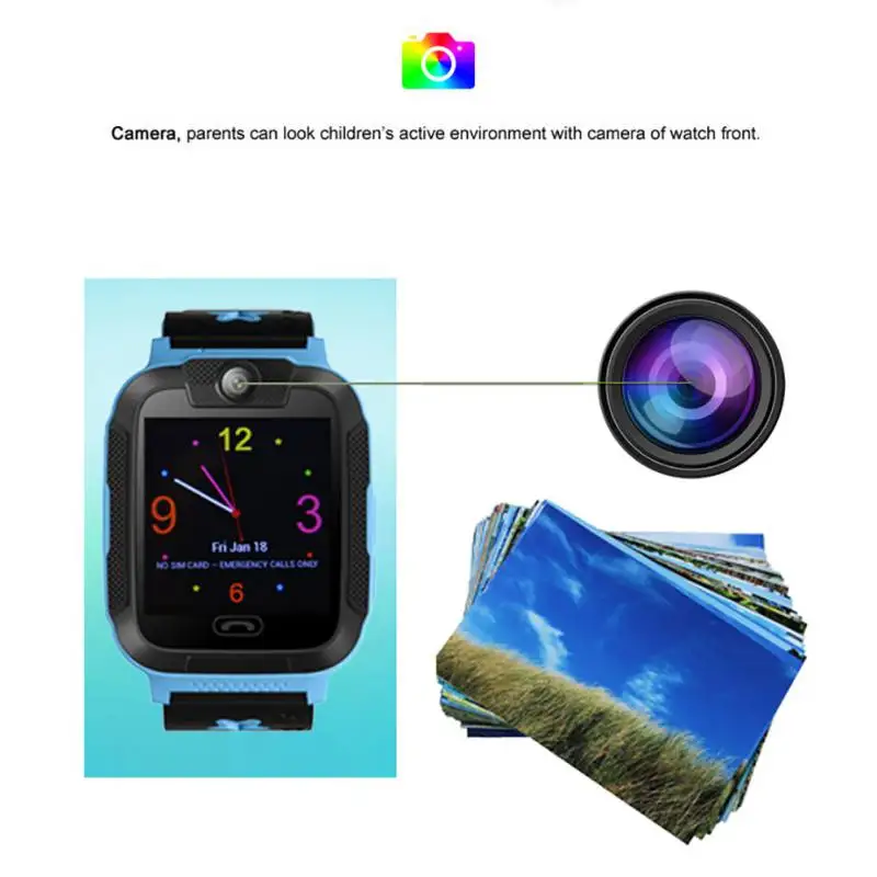 New 3G Kids Smart Watch GPS SOS Kids Smart Watches Touch Screen with Camera Voice Chat for Android and IOS