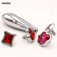 Jewelry Anal Dildo Metal Butt Plug Stainless Steel Anal Plug Beads Prostate Massager Adult Sex Toys For Women Men Gay Erotic Toy