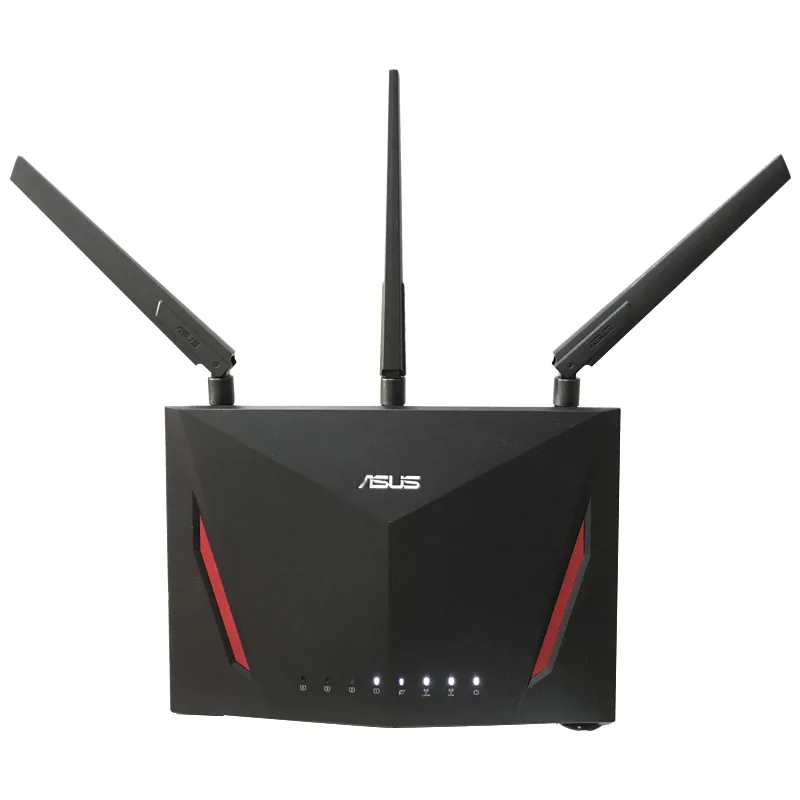 ASUS RT-AC86U AC2900 Топ 5 лучших Беспроводной Wi-Fi маршрутизатор 802.11AC MU-MIMO двухдиапазонный 2,4 ГГц/Wi-Fi 5 ГГц 1600 Мбит/с 4 порт Gigabit