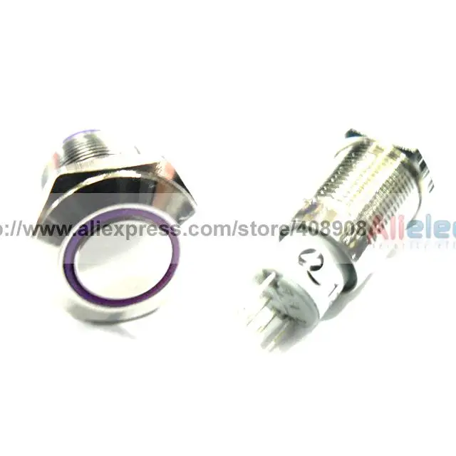 

5pcs*Momentary Red Light SPDT ON-(ON) Switch,12V