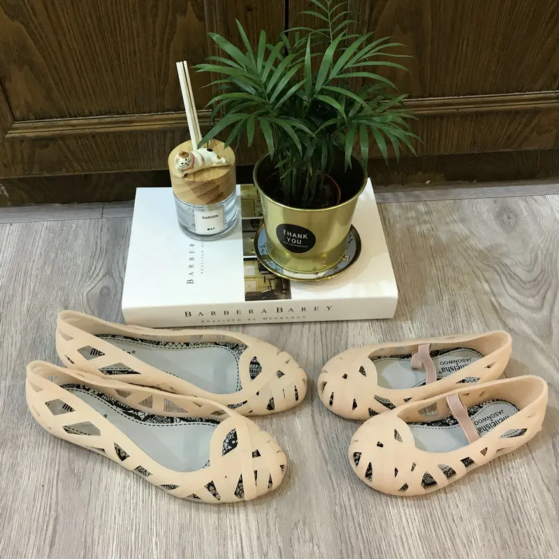 Женские сандалии Melissa 2019 желе из дышащего материала в римском стиле пляжные