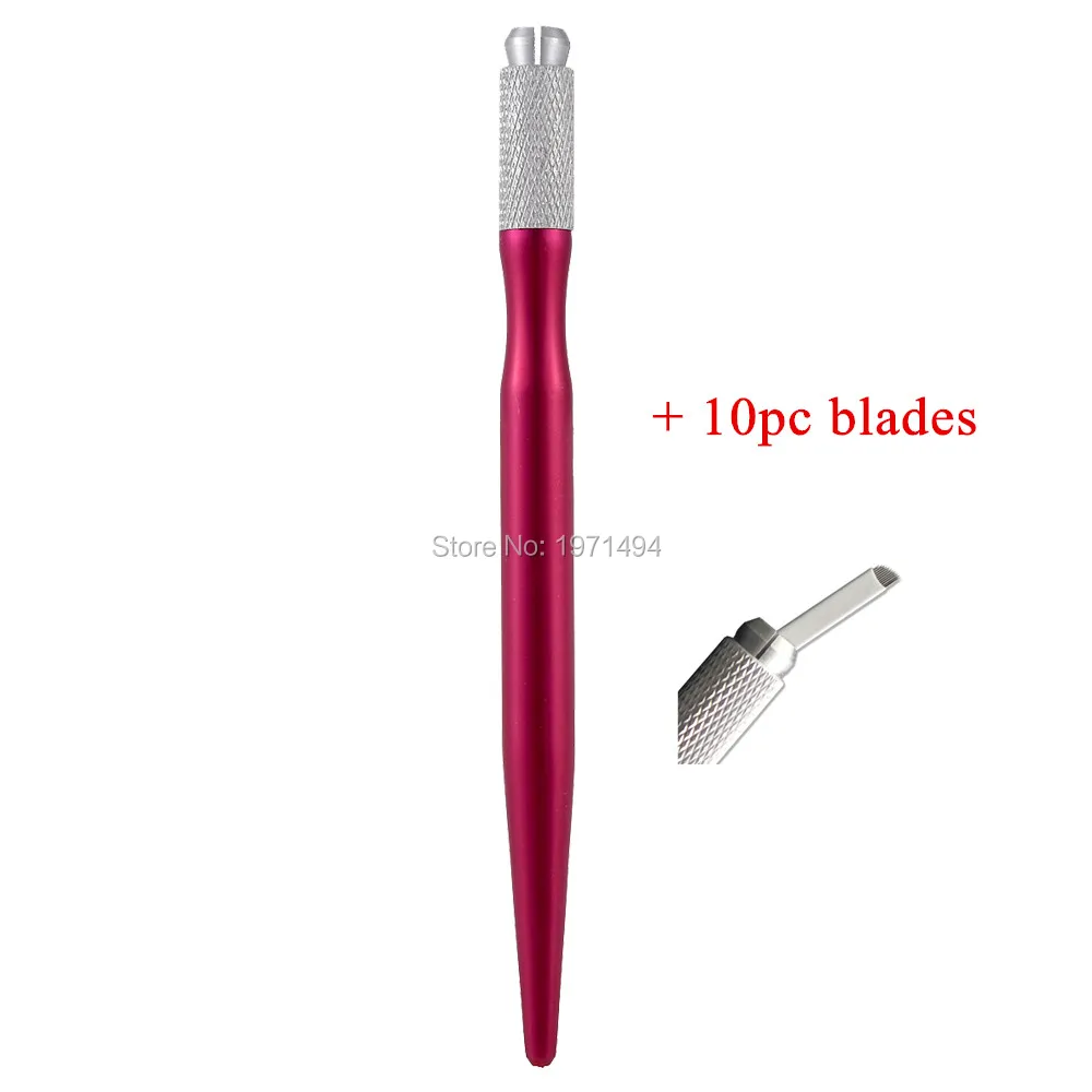10 шт. алюминиевые иглы для микроблейдинга шт.|microblading pen|tattoo machinepen microblading |