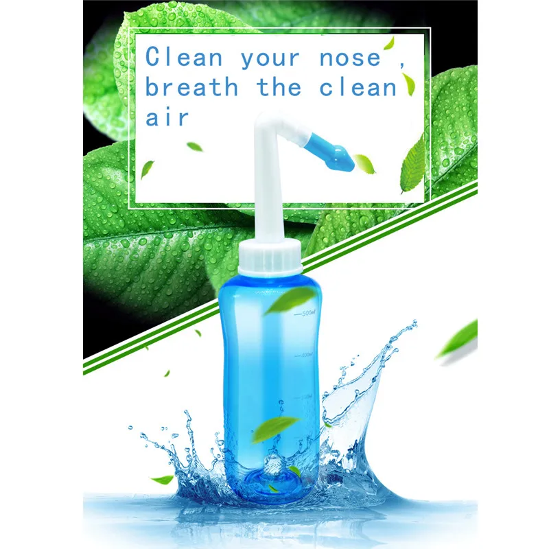 Носовой аспиратор для мытья носа, уход за младенцем, синус, рельеф аллергии, краску для промывания носа, система очистки носа для младенцев, безопасность детей