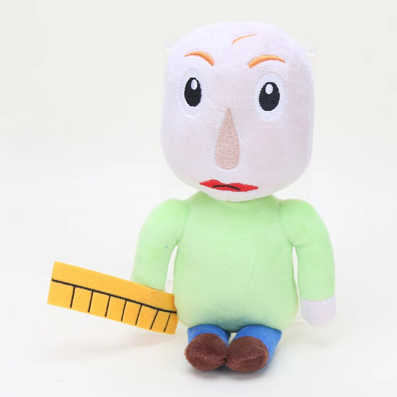 25CM Baldi's Basics in Education and Learning Time Plush Toys Stuffed Doll  Teacher Baldi Ruler And Smiley For Children Gift - AliExpress