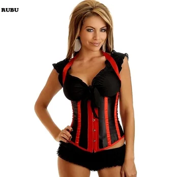 

Corset Free Shipping Fashion Women Waist Trainer Bustiers Striped Bodysuit Hang a neck strap Shapewear