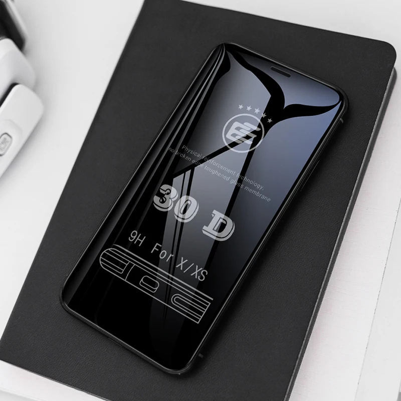 ESVNE полное покрытие 30D закаленное защитное стекло для айфон X XS MAX XR на iphone защита
