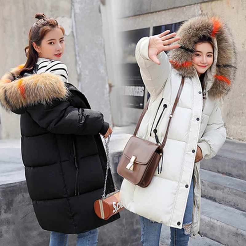 Winter Maternity Jacket & Coats Down Cotton Padded Warm Outwear Parkas Women Fur Hooded Thick Maternity Coat Pregnancy Clothing