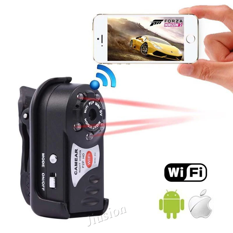 Мини WiFi камера 480P IOS Android P2P микро видеокамера DVR Беспроводная тайная DV няня