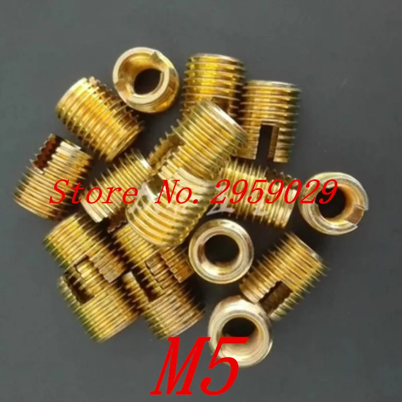 20Pcs M5 302 Type Self Tapping Insertself Screw Bushing Steel With Zinc huismerk kopen in de aanbieding
