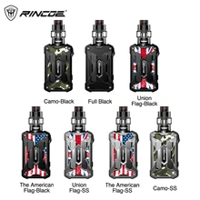 Origina 228W Rincoe Mechman Kit w/ 4.5ml Mesh Tank VW/TC/TCR/BYPASS Mode No 18650 Battery Battery Vape Vaporizer Vs Drag 2/luxe