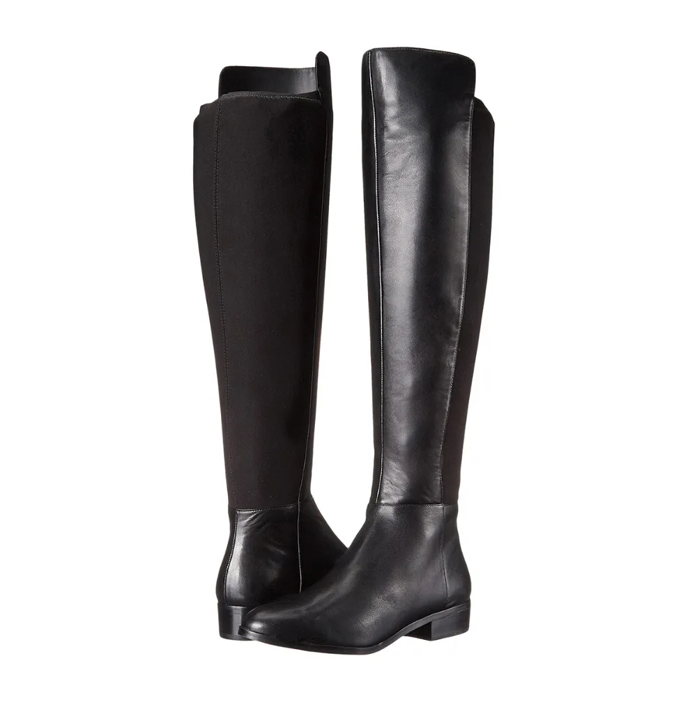 Flat black boots 2017 Flat black boots 2017