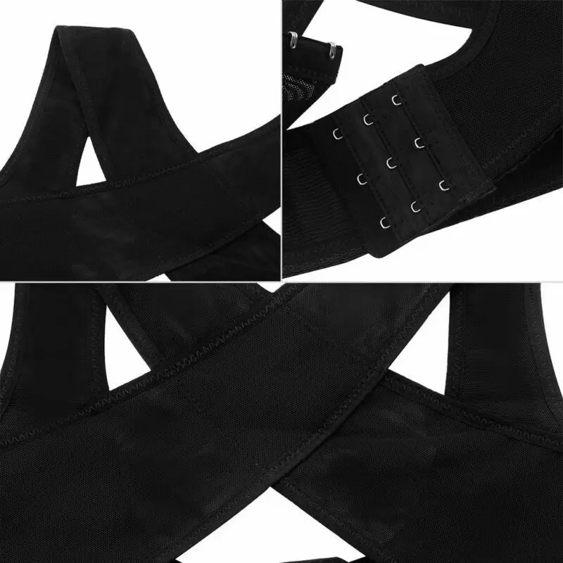 Aptoco Women Back Chest Support Posture Corrector Belt Shaper Corset Orthopedic Spine Shoulder Brace S-2XL Posture Correction