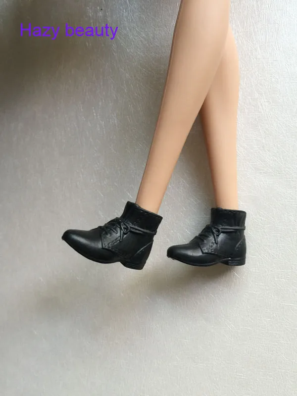 

doll shoes black flat shoes for bb dolls with flat small foot BBI397