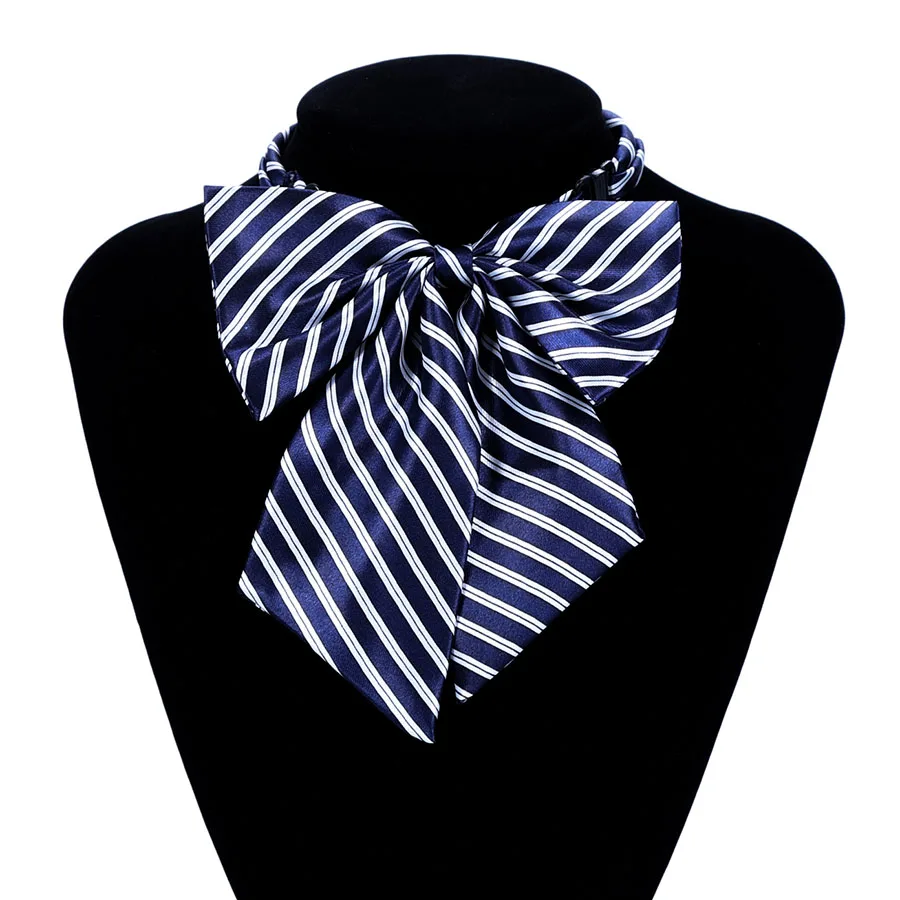 PINK RED TARTAN AND STRIPE PRINT NECK TIE ADULT SIZE.