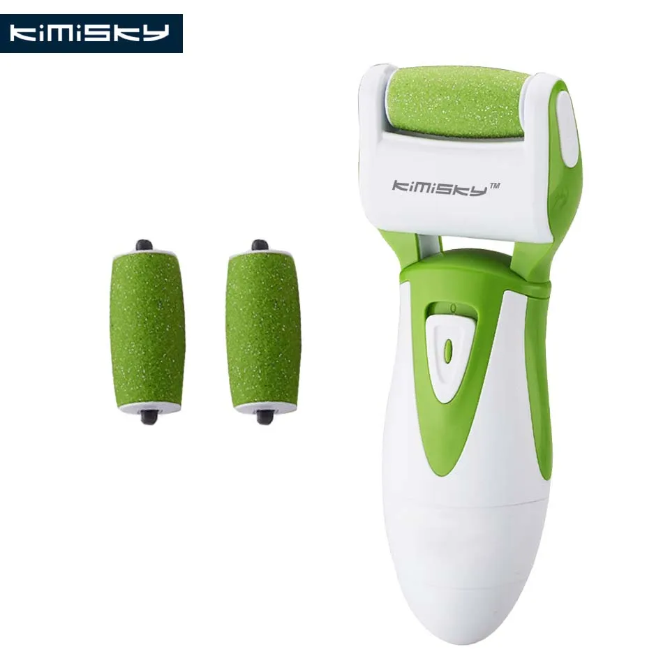 

KIMISKY Green Electric Pedicure Tools Foot Care Tool Pedicura Velvet Smooth Machine Callus Remover Foot File for Feet Heel Skin