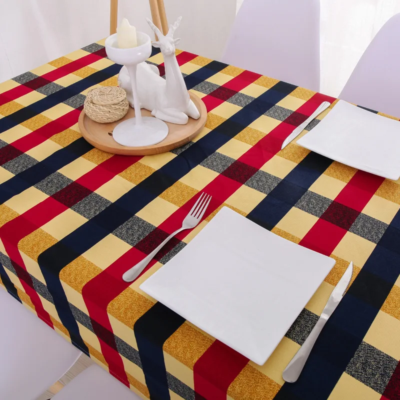 Byetee плед печатных скатерти обеденный стол покрытие скатерть для кухни домашний декор прямоугольные столы