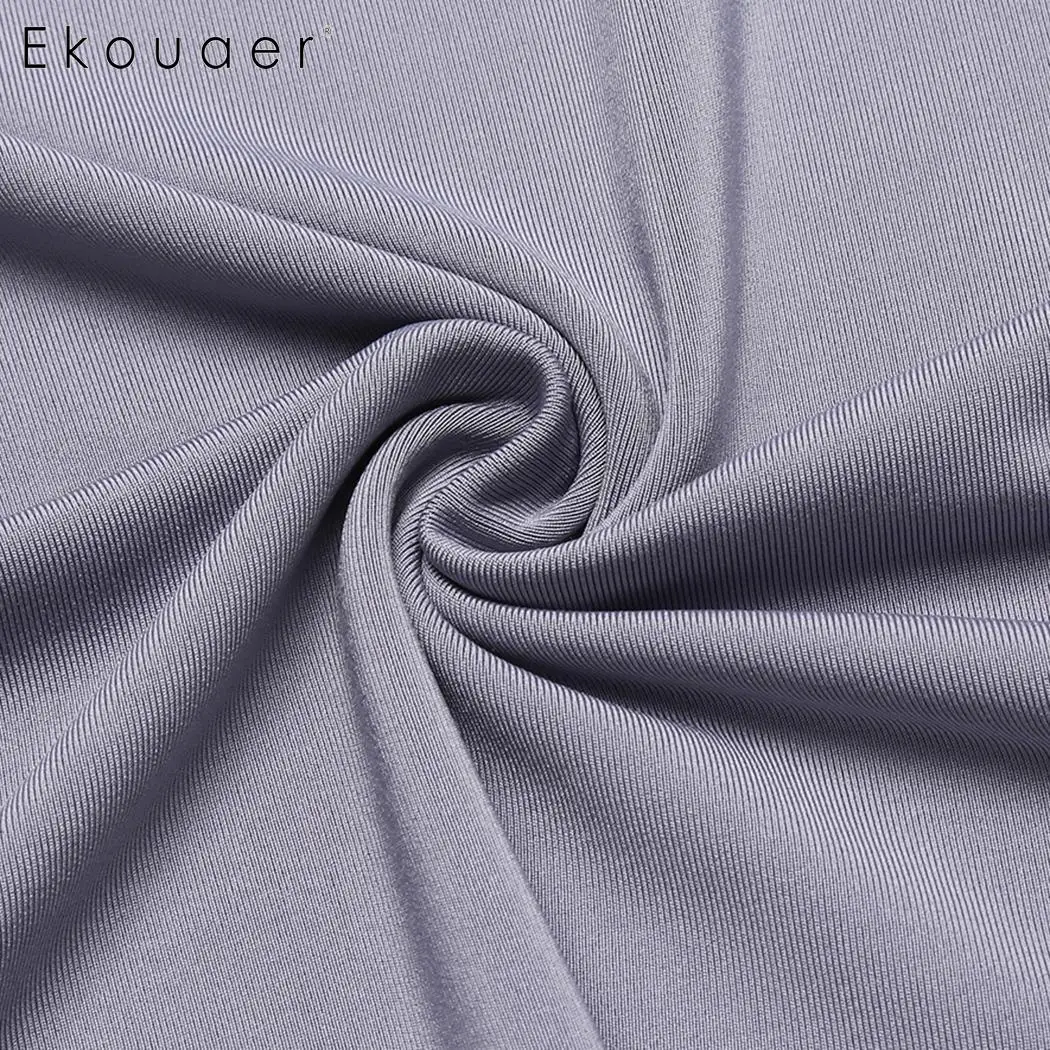 Женский пижамный комплект Ekouaer одежды для сна с v образным вырезом футболка