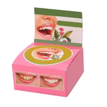 Травяная зубная паста Dentifrice отбеливающая зубы удаляет черные желтые пятна 5 г