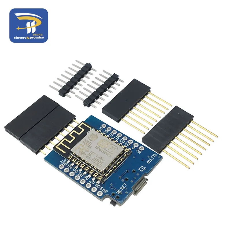 ESP8266 ESP-12 ESP12 WeMos D1 Мини-модуль Wemos D1 Мини WiFi макетная плата Micro USB 3,3 В на основе ESP-8266EX 11 цифровых контактов