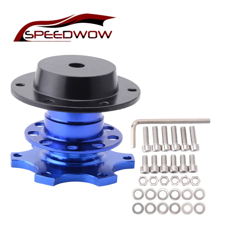 SPEEDWOW Universal Car Quick Release Snap Off Hub Adapter Car Quick