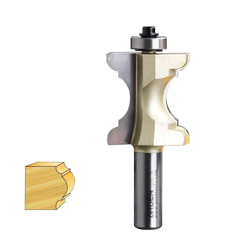 Woodworking Tool Edge Moulding Triple Bead Arden Router Bit 1/2*1 1/4
