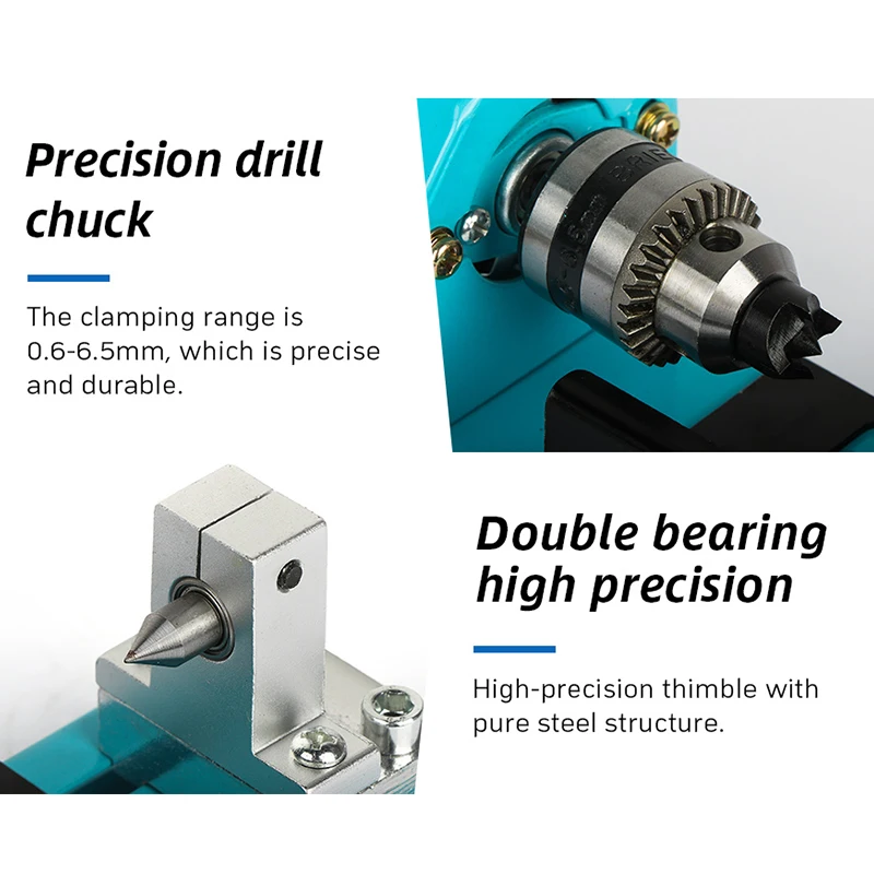 150 Вт Мини станок токарный мини-станок с двойным управлением DIY деревообрабатывающий Будда жемчужный токарный станок машина для шлифовки и полировки 12 V/24 V