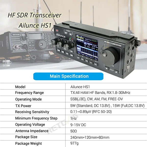 RETEVIS-Ailunce-HS1-HF-SDR-Transceiver-SSB-Transceiver-Ham-Radio-HF-Transceiver-15W-0.5-30MHz-SSB-Radio-CW-AM-FM-FREE-DV-HF-Band-(5)