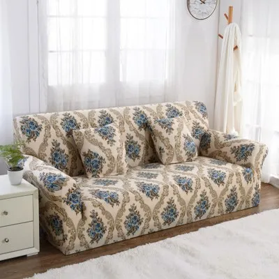 

New Floral Sofa Towel Four Seasons Universal Stretch Sofa Covers Furniture Protector Modern Loveseat Couch Cover 1/2/3/4