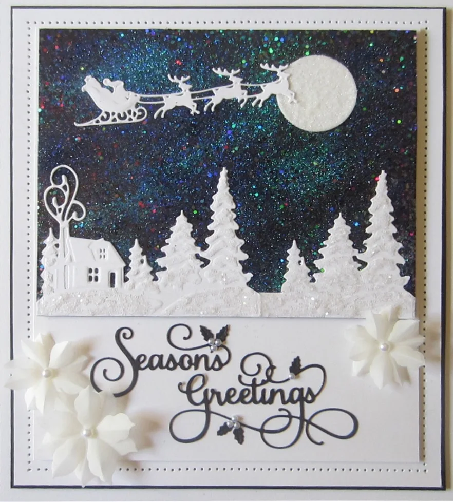 

KSCRAFT 2018 Merry Christmas Metal Cutting Dies Stencils for DIY Scrapbooking/photo album Decorative Embossing DIY Paper Cards