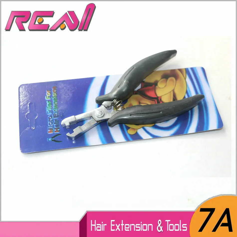 

Top Quality Stainless Steel Squar Type Keratin Hair Extensions Pliers Black Color