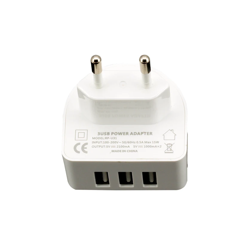 Смарт зарядное устройство REMAX 3 порта USB для мобильных телефонов