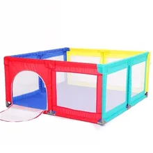 2 в 1 детский манеж для детский бассейн для игры в мяч для новорожденного ребенка забор Манеж Детский барьер безопасности забор для кровати 1,2 м 1,5 м 1,8 м