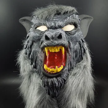 

The Devil Terror Halloween Mask Masquerade Mask Props Full Head Wolf Headgear Teeth Party Toys Movie Theme Props Supply