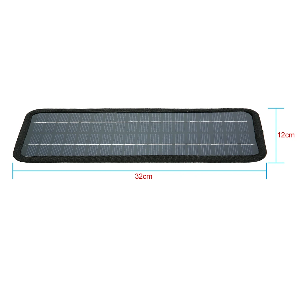 Портативная солнечная панель мощность для автомобиля Лодка 18 в 4,5 Вт Зарядное устройство Резервное копирование наружная Зарядка для автомобиля батарея ноутбук компьютер