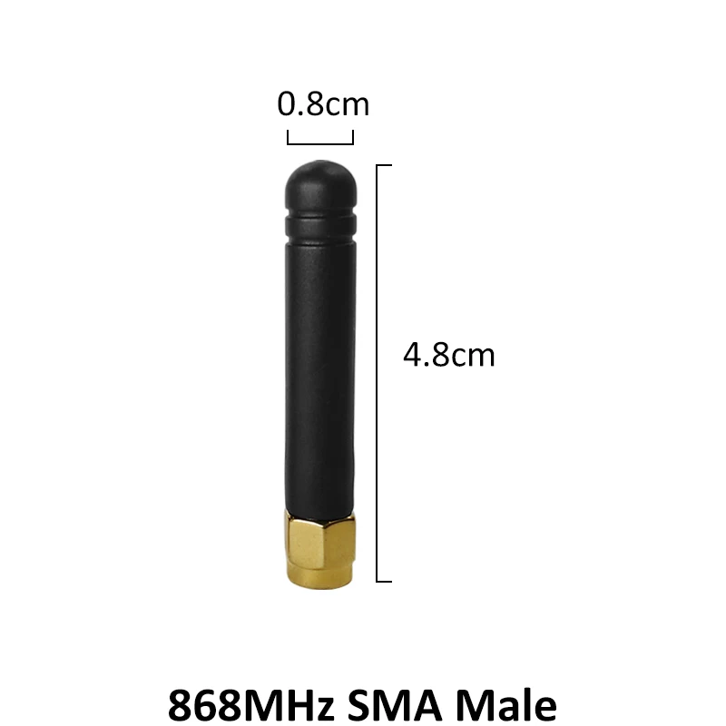 5pcs 868MHz 915MHz Antenna 2dbi SMA Male Connector GSM 915 MHz 868 MHz antena antenne waterproof 2