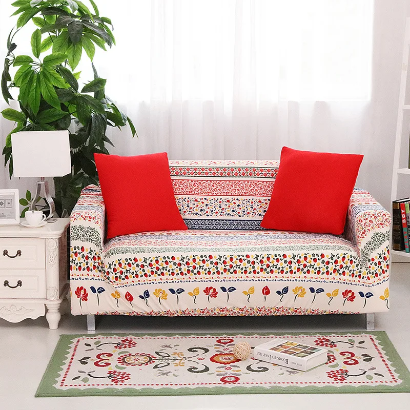 Hot sofa cover elastic for living room armchair furniture Couch Covers sofa plaid chair slipcovers Stretch sofa cover fabric set1