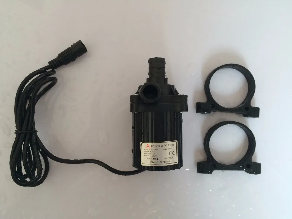 

2pcs 24V DC Water Pump, Submersible, Magnetic Driven, more powerful 840L/H 6M, for Fish tank Fountain Circulating Cooling SYS