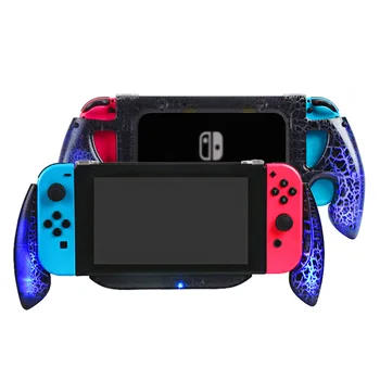 

Portable handle Grip for Nintend Switch Console Gamepad Controller Grip With Charging Port Stand Holder For Nintendo NS