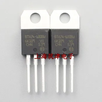 

10pcs/lot BTA24-600B BTA24-600 BTA24 TO-220 In Stock