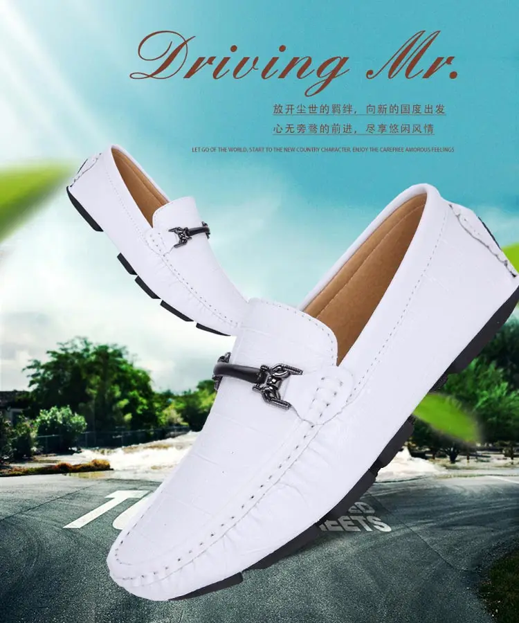 marca de luxo 2019 mocassins dos homens