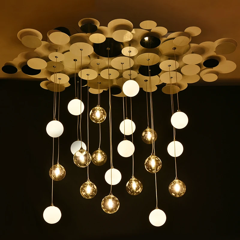 Hot Modern LED Pendant Lights for Dining Room Living Room Hanging Hanglampen Suspension Glass G4 LED Pendant Lamp Free Shipping