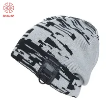 Зимние шапки для сноуборда, катания на коньках, с металлическим кольцом, шапки в стиле хип-хоп, шапки бини, теплые шапки для мужчин и женщин, спортивные Зимние Лыжные шапки