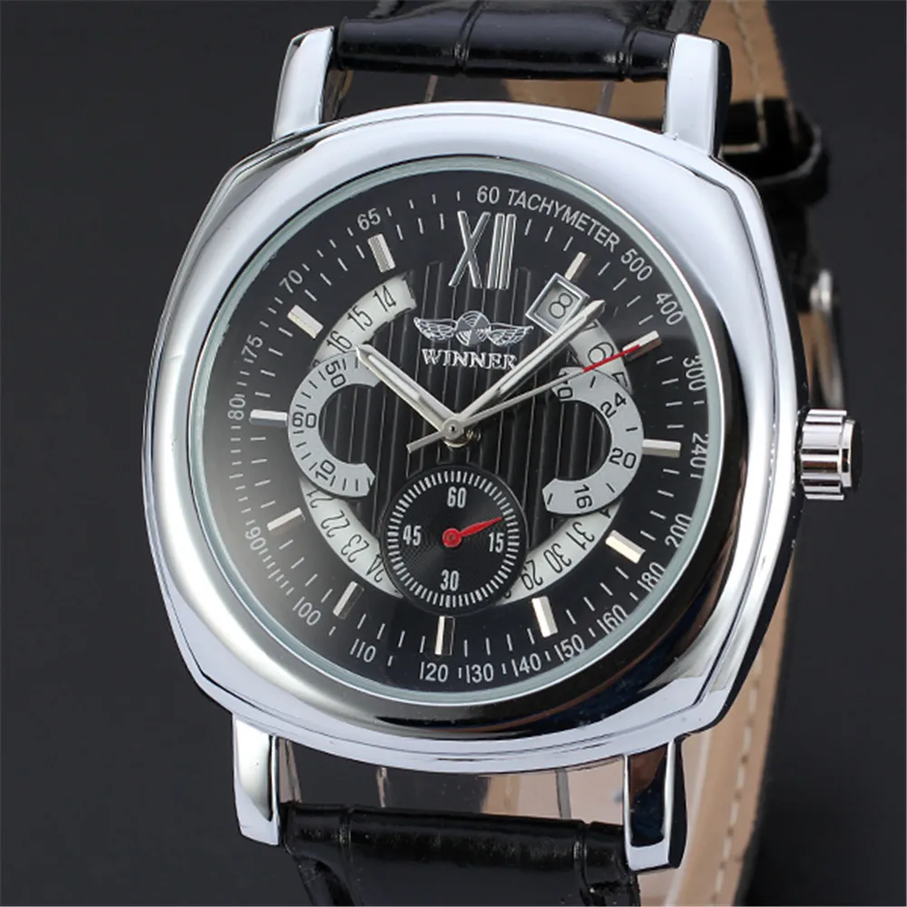 winner men's automatic mechanical watch