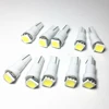 Bombilla de luz instrumental para salpicadero de coche, 10 Uds., T5 led 17 37 73 74 SMD 5050 lámpara LED de coche, 12V, blanco, azul, rojo, amarillo, verde 10X ► Foto 1/6