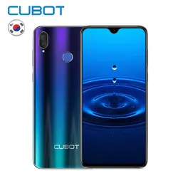 Cubot R15 Android 9,0 19:9 2 GB 16 GB MT6580P четырехъядерный смартфон с отпечатком пальца 6,26 ''экран капли воды двойные задние камеры Celular