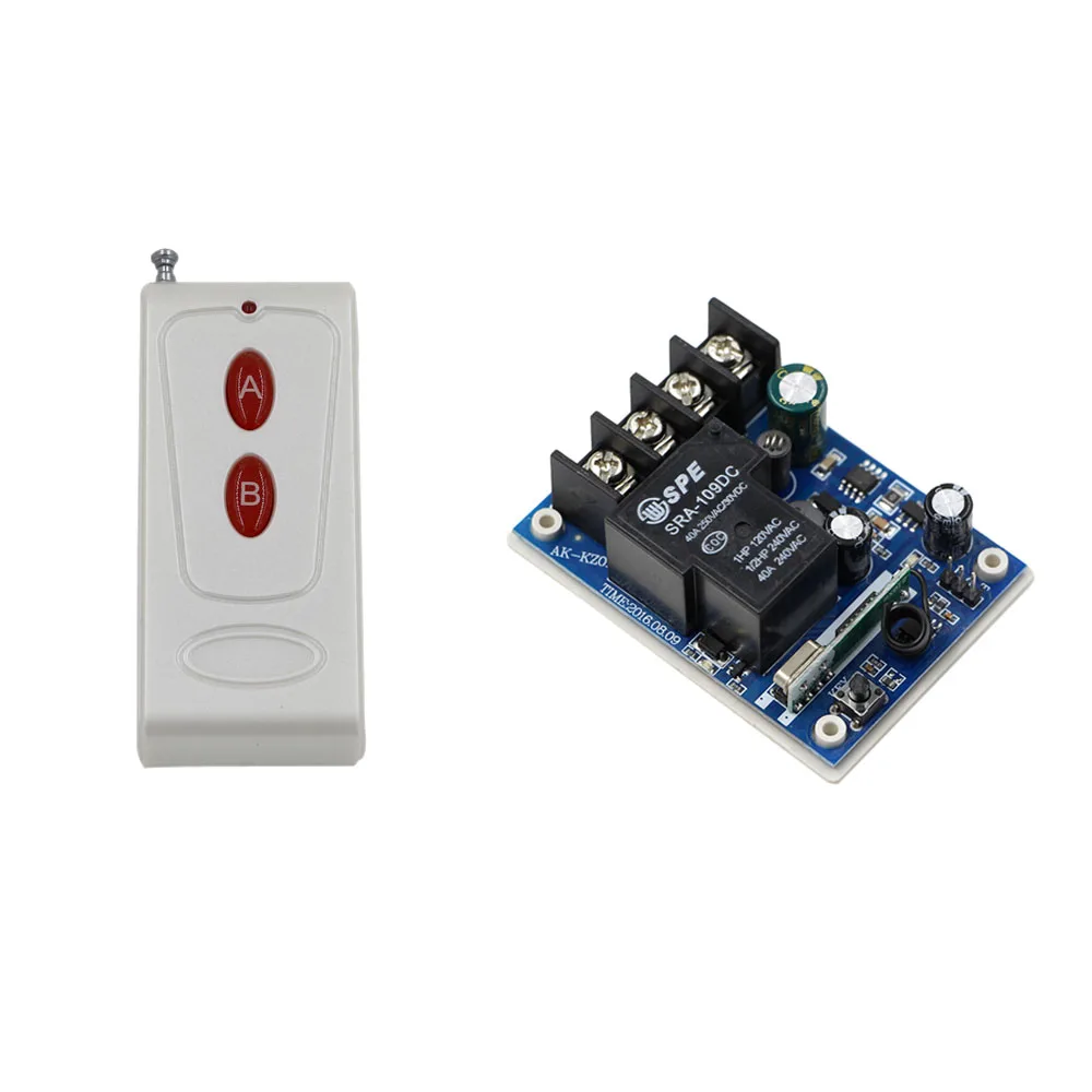 

DC 12V-48V Relay Wireless Remote Control Switch Remote Control ON/OFF Receiver Remote Transmitter For Home Lamp Lighting LED