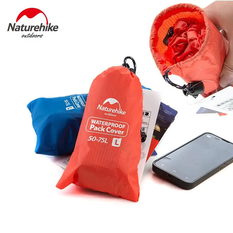 Naturehike outdoor Camping Hunting hiking sports bag backpack rain cover rucksack waterproof dustproof protective cover pouch