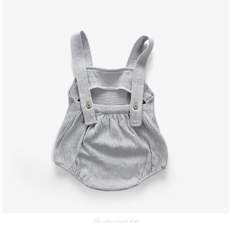 ¡Ropa de bebé! Mono de tirantes de Color sólido para bebé niña Niño de algodón y lino mono de 6-24 m para Ropa Bebe ¡Ropa de bebé! Mono de tirantes de Color sólido para bebé niña Niño de algodón y lino mono de 6-24 m para Ropa Bebe